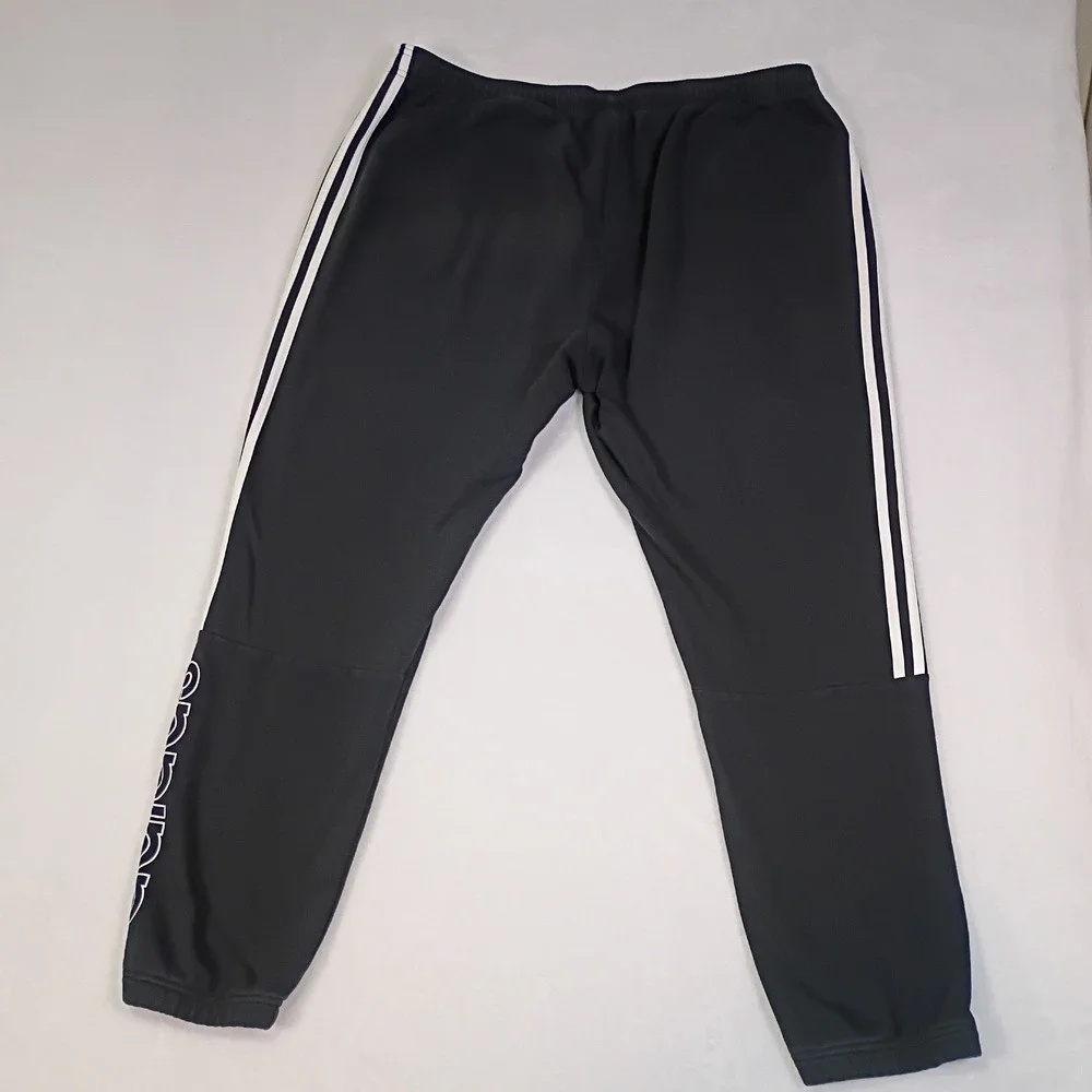 Adidas Mens‎ 2XL Jogger Pants Sweatpants 3-Stripes Pants Black  GT9435